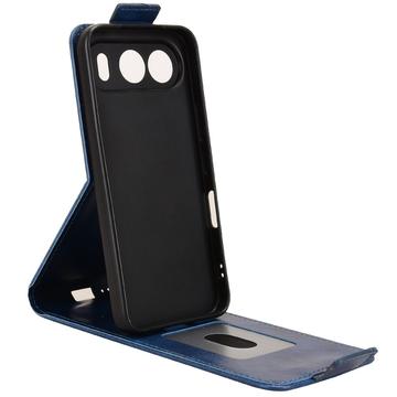 Honor 500 lodret flip-etui med stativ - mørkeblå