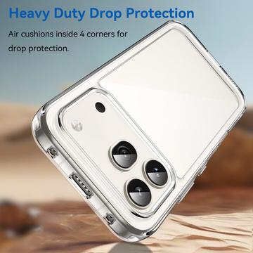 Honor 600/600 Pro Anti-Shock Hybrid Cover - Gennemsigtig