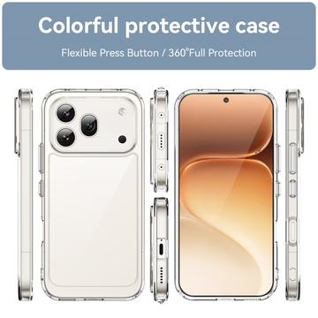Honor 600/600 Pro Anti-Shock Hybrid Cover - Gennemsigtig