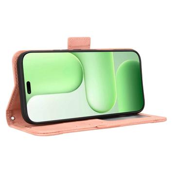 Honor 600 Lite Kortholder Pung Etui - Pink