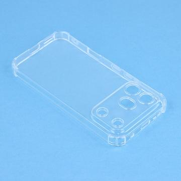 Honor 600/600 Pro Stødsikkert Silikone Cover - Gennemsigtig