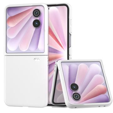 Honor Magic V Flip 2 Gummibelagt Plastik Cover - Hvid