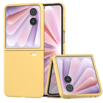Honor Magic V Flip 2 Gummibelagt Plastik Cover - Gul