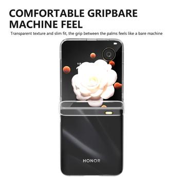 Honor Magic V Flip Plastik Cover - Gennemsigtig