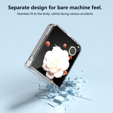 Honor Magic V Flip Plastik Cover - Gennemsigtig