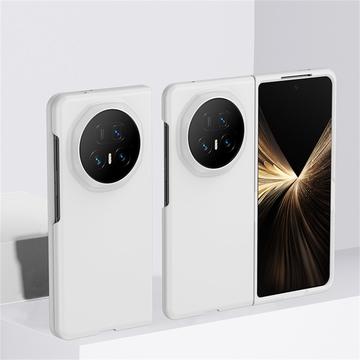 Honor Magic V5 Gummibelagt Plastik Cover - Hvid