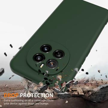 Honor Magic7 Liquid Silikone Cover - MagSafe Kompatibel - Mørkegrøn