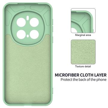 Honor Magic7 Pro Flydende silikone cover med håndrem - grøn