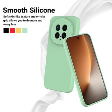Honor Magic8 Flydende silikone cover med håndrem - grøn