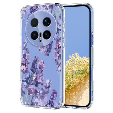 Honor Magic8 Pro TPU-cover med blomstermønster - Blåregn