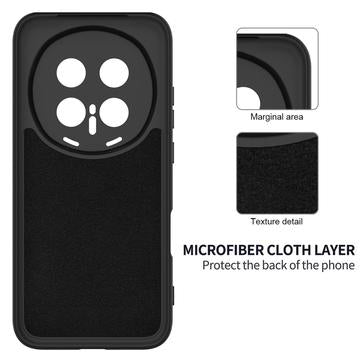 Honor Magic8 Pro Flydende silikone cover med håndrem - sort