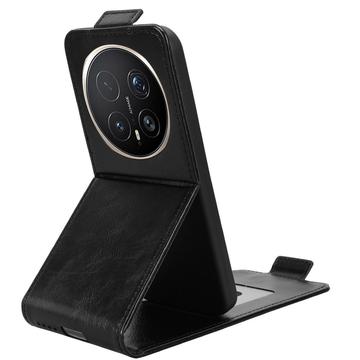 Honor Magic8 Pro lodret flip-etui med stativ - sort