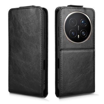 Honor Magic8 Pro lodret flip-etui med stativ - sort