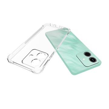 Honor Play10 Stødsikkert Silikone Cover - Gennemsigtig