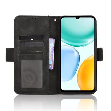 Honor X5c Plus Kortholder Pung Etui - Sort