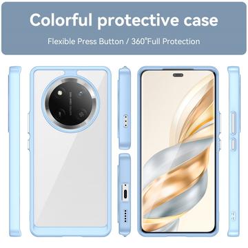Honor Magic7 Lite/X60 Pro/X9c Anti-Stød Hybrid Cover - Blå