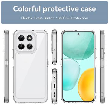 Honor X6c Anti-Shock Hybrid Cover - Gennemsigtig