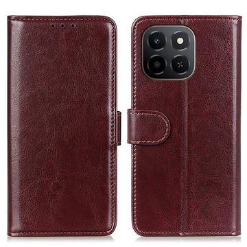 Honor X6c Pung Etui med Stativ - Brun