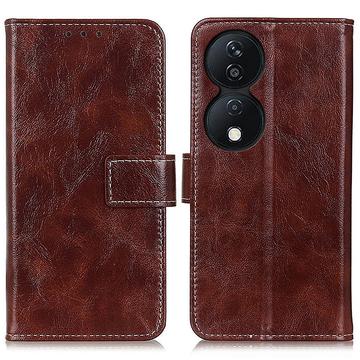 Honor X7b/90 Smart Pung Cover med Magnetisk Lukning - Brun