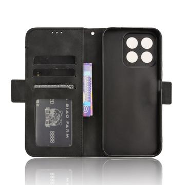 Honor X8c Kortholder Pung Etui - Sort