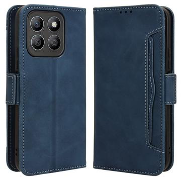 Honor X8c Kortholder Pung Etui - Blå