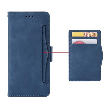 Honor X8c Kortholder Pung Etui - Blå