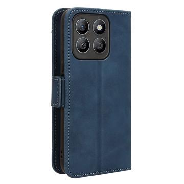 Honor X8c Kortholder Pung Etui - Blå