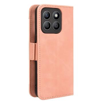 Honor X8c Kortholder Pung Etui - Pink