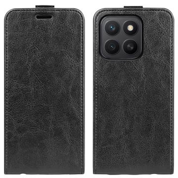 Honor X8c Vertikal Flip Taske med Kortholder - Sort