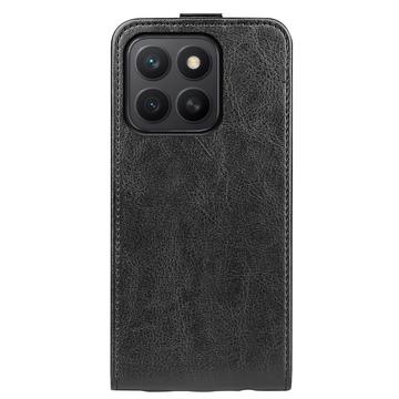 Honor X8c Vertikal Flip Taske med Kortholder - Sort