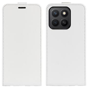 Honor X8c Vertikal Flip Taske med Kortholder - Hvid