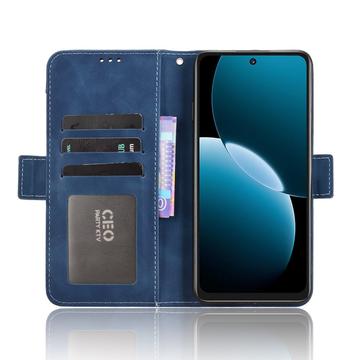 Huawei Enjoy 80 Kortholder Pung Etui - Blå