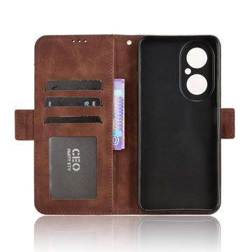 Huawei Enjoy 80 Kortholder Pung Etui - Brun