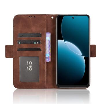 Huawei Enjoy 80 Kortholder Pung Etui - Brun
