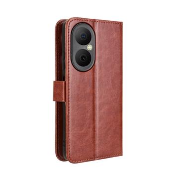 Huawei Enjoy 80 Pung Etui med Stativ - Brun