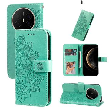 Huawei Mate 70 Air Mandala Series Etui med Pung - Grøn