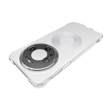 Huawei Mate 80/80 Pro Stødsikkert Silikone Cover - Gennemsigtig