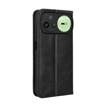 Huawei Nova 15 Pro/15 Ultra Retro Pung Taske med Magnetisk Lukning - Sort