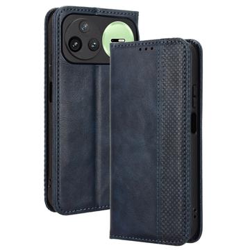 Huawei Nova 15 Pro/15 Ultra Retro Pung Taske med Magnetisk Lukning - Blå