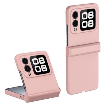 Huawei Nova Flip Gummibelagt Plastik Cover - Pink