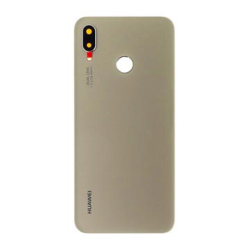 Huawei P20 Lite Bagcover - Guld