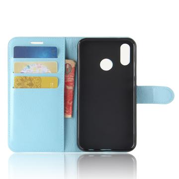 Huawei P30 Lite Pung Taske med Magnetisk Lukning - Blå