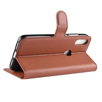 Huawei P30 Lite Pung Taske med Magnetisk Lukning - Brun