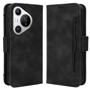 Huawei Pura 70 Pung Cover med Kortholder - Sort