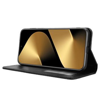 Huawei Pura 80 Pro/80 Pro+ Retro Pung Taske med Magnetisk Lukning - Sort