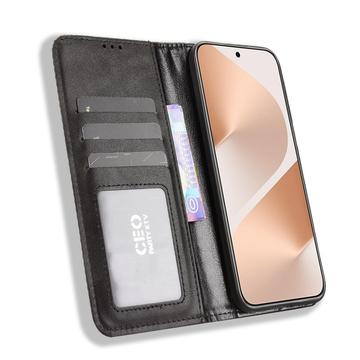 Huawei Pura 80 Retro Pung Taske med Magnetisk Lukning - Sort