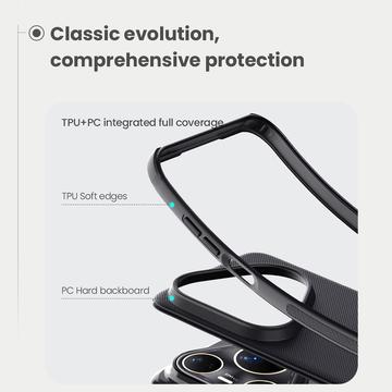 Huawei Pura 80 Ultra Nillkin Frosted Shield Pro Magnetic Hybrid Cover - Sort