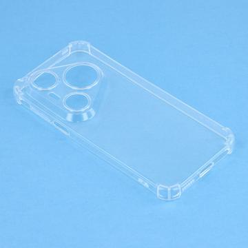 Huawei Pura 90 Pro Max Stødsikkert Silikone Cover - Gennemsigtig
