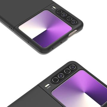 Huawei Pura X Gummibelagt Plastik Cover - Sort