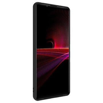 Imak LX-5 Sony Xperia 1 III Hybrid Cover - Karbonfiber - Sort
